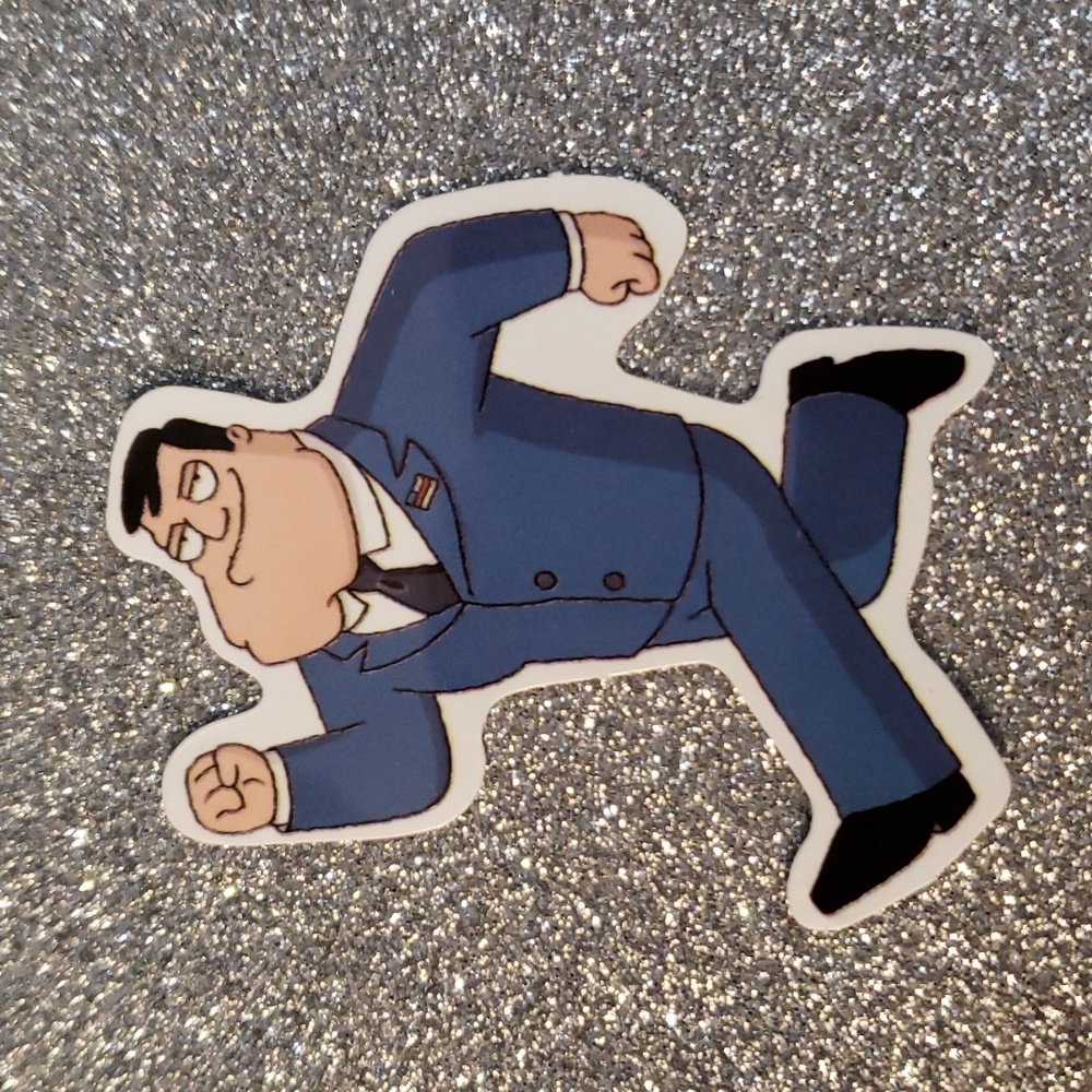 AMERICAN DAD Stan Smith WATERPOOF Sticker